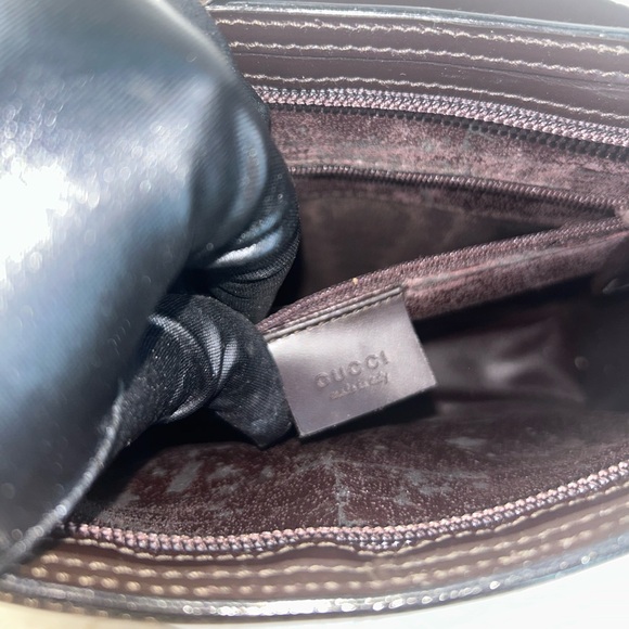 Gucci Black Leather Shoulder Bag - Picture 11 of 13